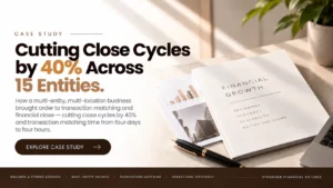 Cutting Close Cycles by 40% Across 15 Entities